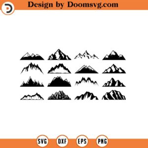 Mountain svg geometric mountain Svg camping svg outdoors adventure svg landscape svg Cut Files Cricut Silhouette