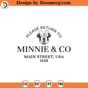 Minnie and Co Main Street SVG Mouse & Company SVG Mickey PNG Family Trip Svg Sublimation Circuit File Vinyl Cut File Pdf Png