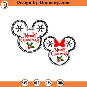Merry Christmas Svg Png, Magic Castle Christmas Svg, Christmas Mouse And Friends, Christmas Squad Svg Png Files For Cricut Sublimation