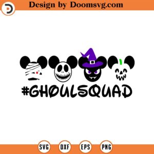 Happy Halloween Svg, Mouse and Friends Halloween Svg, Mouse Clubhouse Svg, Mouse Halloween Svg, Png, Cricut Sublimation