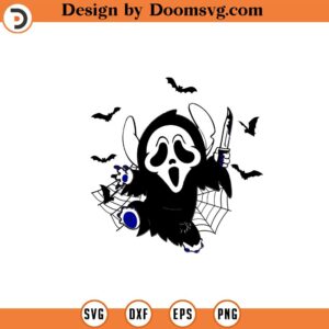 Halloween Scream Svg, Stitch Scream Svg, Halloween Svg, Stitch Halloween Svg, Svg, Png Files For Cricut Sublimation, Layered File