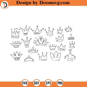 Crown Svg Png Eps Dxf Tiara svg Crown vector Crown cut Princess crown King crown Crown clipart Queen crown cricut Silhouette