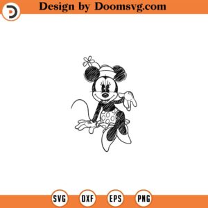 Classic Magical Mouse Sketch SVG Retro Mickey SVG Mickey PNG Sublimation Design Circuit Cut File Printable Design Pdf Jpg