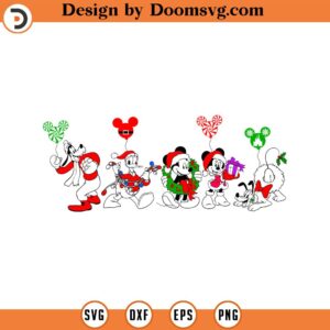 Christmas Squad, Magic Castle Christmas, Best Day Ever, Character Face Xmas, Christmas Friends Svg, Holiday Svg Png For Cricut Sublimation