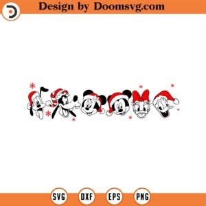 Christmas Squad, Christmas Svg Png, Best Day Ever, Character Face Xmas, Christmas Friends Svg, Holiday Svg Png Files For Cricut Sublimation