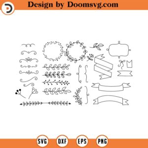 Wreath SVG Bundle Circle Svg bundle floral wreath Svg wedding wreath svg floral circle svg SPRING svg files for cricut Silhouette