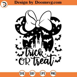 Trick or treat svg, Halloween svg, Theme Park Cut File, halloween castle svg, Mouse PNG, bat svg, orlando vacation