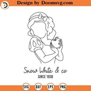 Snow White and co SVG Clipart Princess SVG Snow White and the Seven Dwarfs svg Files for Cricut Silhouette Tumbler svg snow white