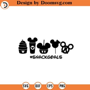 Mouse Snack Goals SVG , Theme Park Snack Goals Cut File, dxf, png, snack goals, Mouse snack PNG, mouse snack svg, orlando vacation