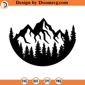 Mountain svg geometric mountain Svg camping svg outdoors adventure svg landscape svg Cut Files Cricut Silhouette