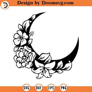 Moon child quote svg, Flowers Moon svg clipart, Celestial Eye svg Crescent Moon Svg, Celestial Night Moon Clipart Commercial Use