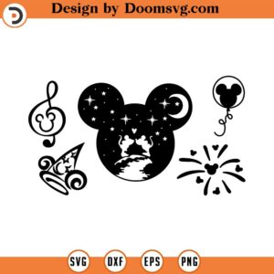 Mickeyears SVG Clipart mickey ballon svg disneyy clipart Princess SVG Disneyy svg Files for Cricut Silhouette Tumbler svg