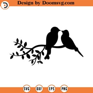 love bird svg Vector, Dove clipart, Bird SVG files for Silhouette Cameo or Cricut, bird vector, bird eps bird svg hummingbird svg