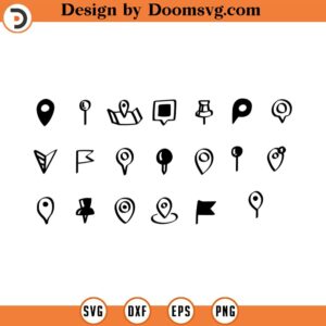 location icon SVG, World Map clipart, location icon svg, World Map Silhouette Svg, Map Svg, includes svg png dxf files