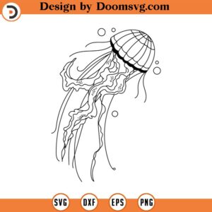 Jellyfish svg, Animal SVG, svg, png, dxf, jpeg, Digital Download, Cut File, Cricut, Silhouette, Glowforge, Svg files for cricut