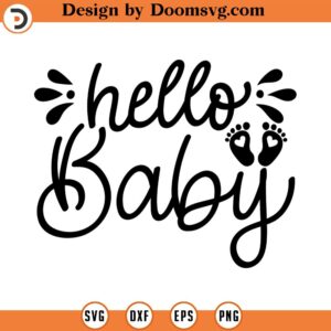 Hello Baby svg Pregnant Woman Plotter File Svg Bundle Line Art Svg Motherhood Cricut Pregnancy Mum Download INSTANT DOWNLOAD