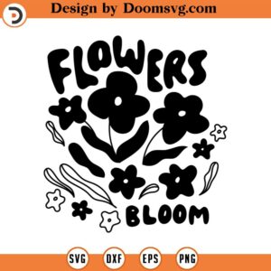 Flowers bloom svg Line Art Svg Minimalist Svg Flower svg Floral Svg trendy svg quote Svg svg commercial use INSTANT DOWNLOAD