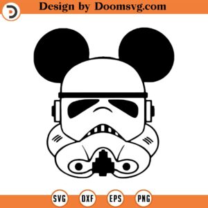 Storm trooper mouse ears SVG, Star Wars svg, Silhouette Cut Files, Darth Vader png, Darth Vader Sublimation, Svg for Cricut, Svg for Shirts