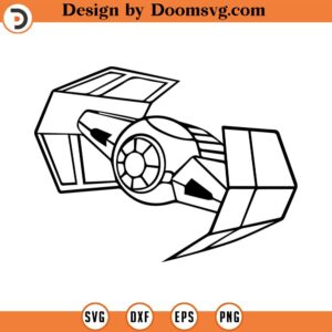 Star Wars, TIE Fighter, 2024 - Silhouettes Digital Download, SVG, PNG, Cricut, Silhouette Cut File, Vector Instant Download