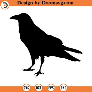 Raven Black Bird Digital Download Cutting File