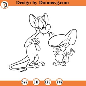 Pinky and the Brain Digital Download Cutting File