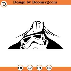 Peeking Stormtrooper Star Wars Digital Download Cutting File