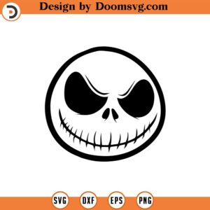 Nightmare Before Christmas, Jack Skellington 1 Silhouettes Digital Download, svg, png, Cricut, Silhouette Cut File, Instant Download