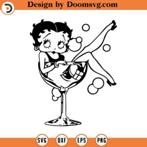 BETTY BOOP SVG, Betty Boop Svg Files for Cricut, Betty Boop Clipart, Betty Boop Cut Files, Betty Boop Vector