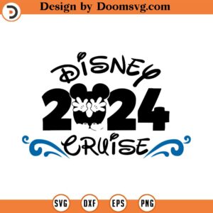 2024 Mickey Disney Cruise - Color Digital Download, SVG, PNG, Cricut, Silhouette Cut File, Vector Instant Download