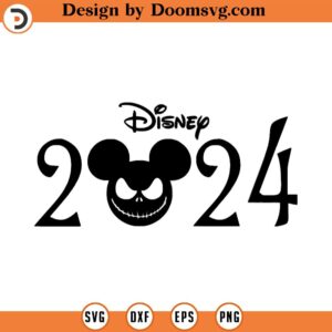 2024 Jack Skellington Mickey SVG Cricut Cut File, not so spooky, kid halloween svg, disneyland halloween svg, Family Trip Png